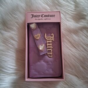 Juicy Couture Lavender Wallet with Heart Details